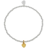 Puffed Heart Sienna Bracelet - Gold