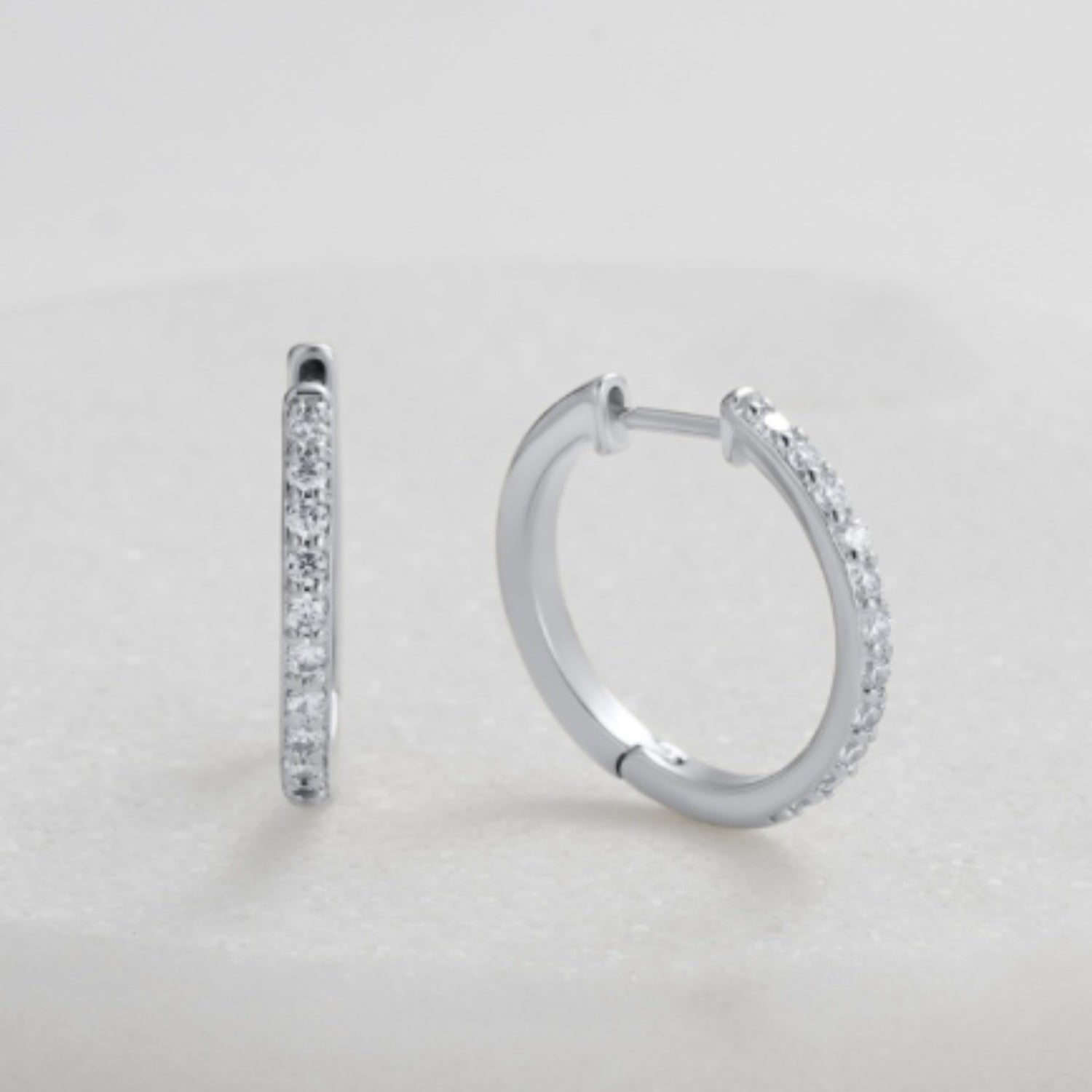 Catalina Hoop Earrings - Silver