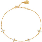 Pearl Multi Flower Bracelet