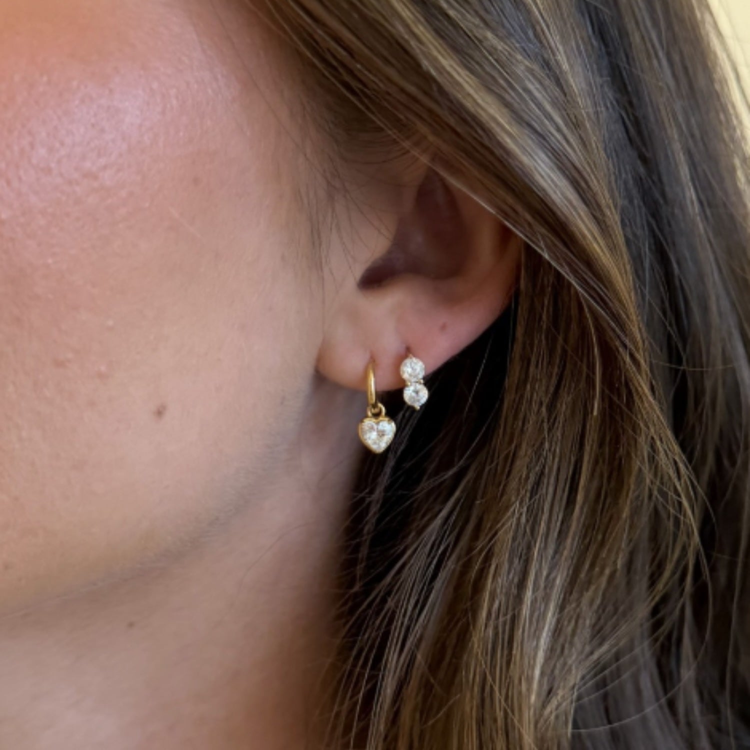 Amor Earrings - Gold