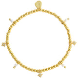Pearl/Star Bracelet - Gold Plated