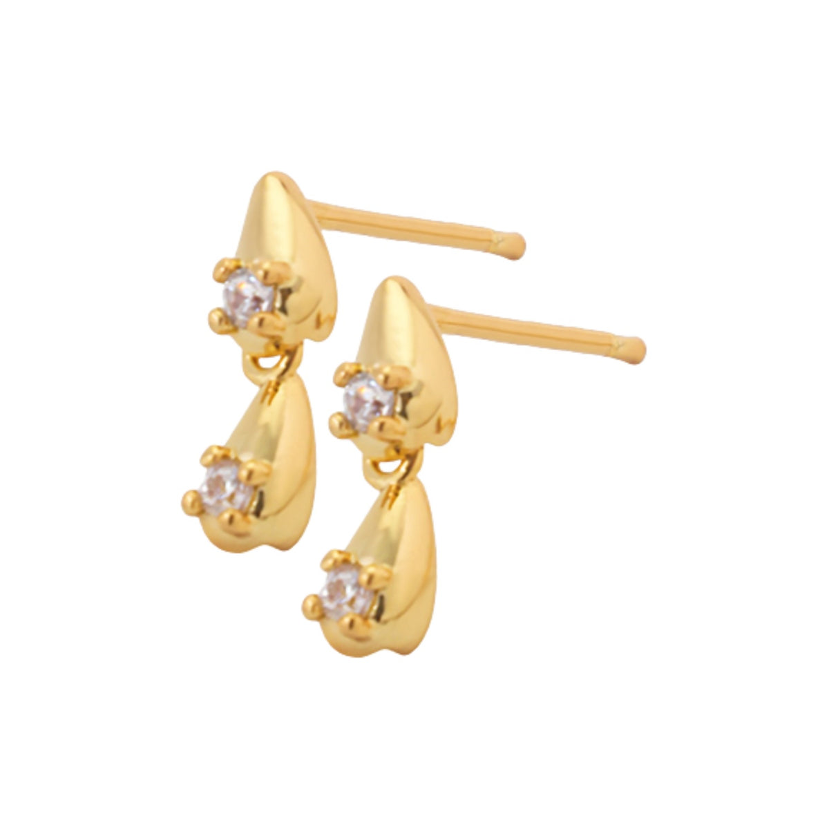 Tara Stud Earrings - Gold