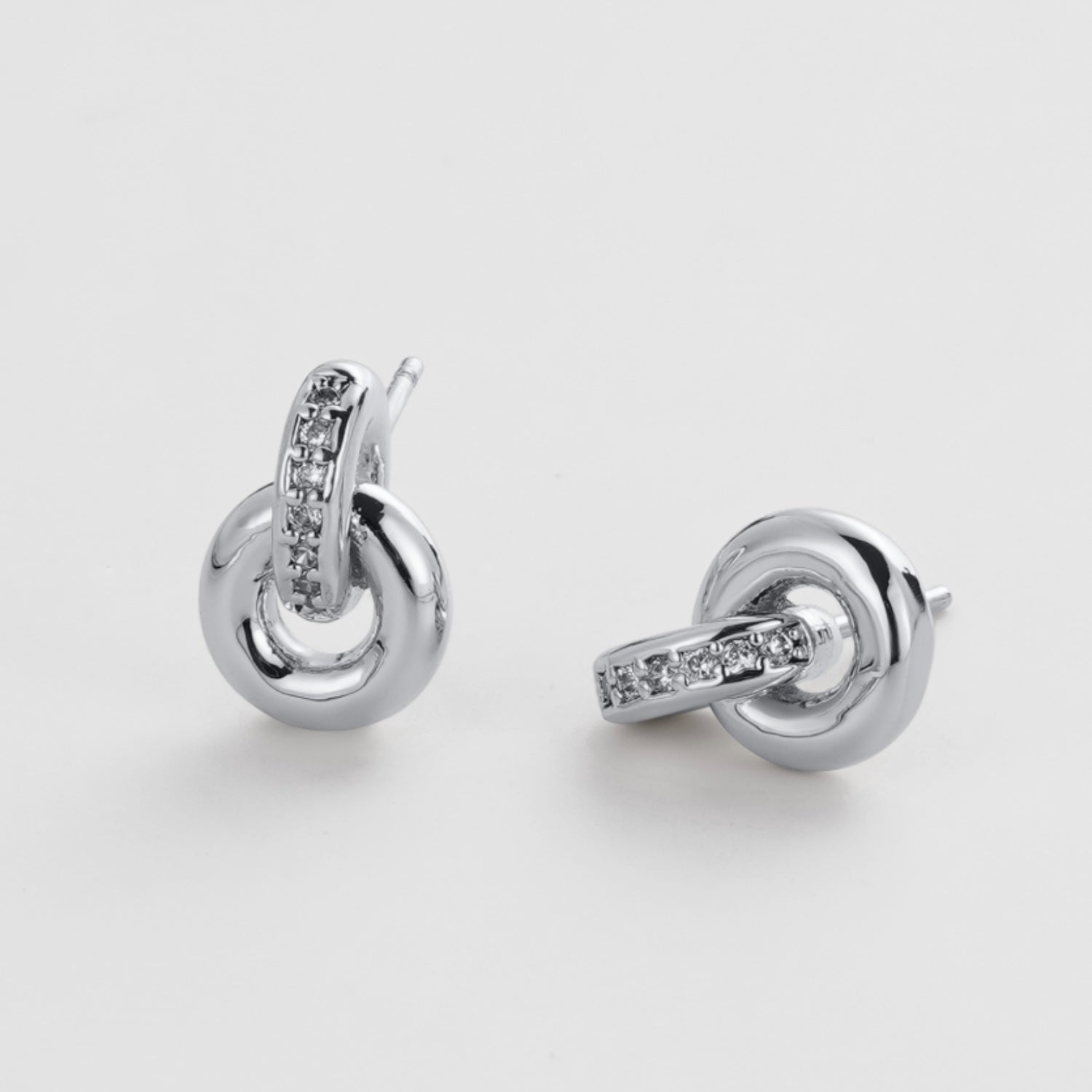 Elle Stud Earrings - Silver