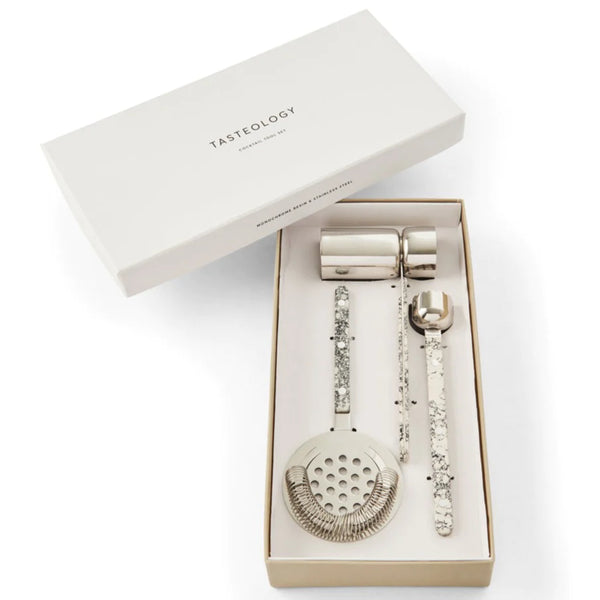 Cocktail Tools Set of 3- Monochrome