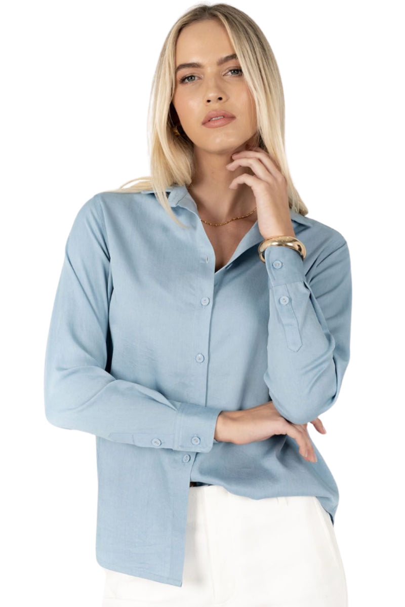 Chambray Shirt - Light Blue