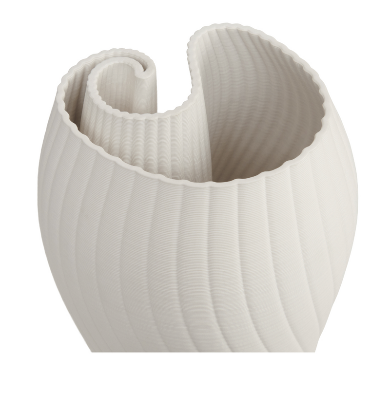 Ruby White Vase 33cm