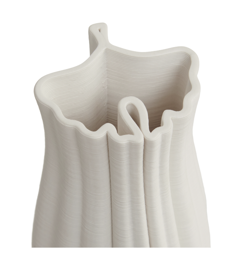 Ava White Vase 28cm