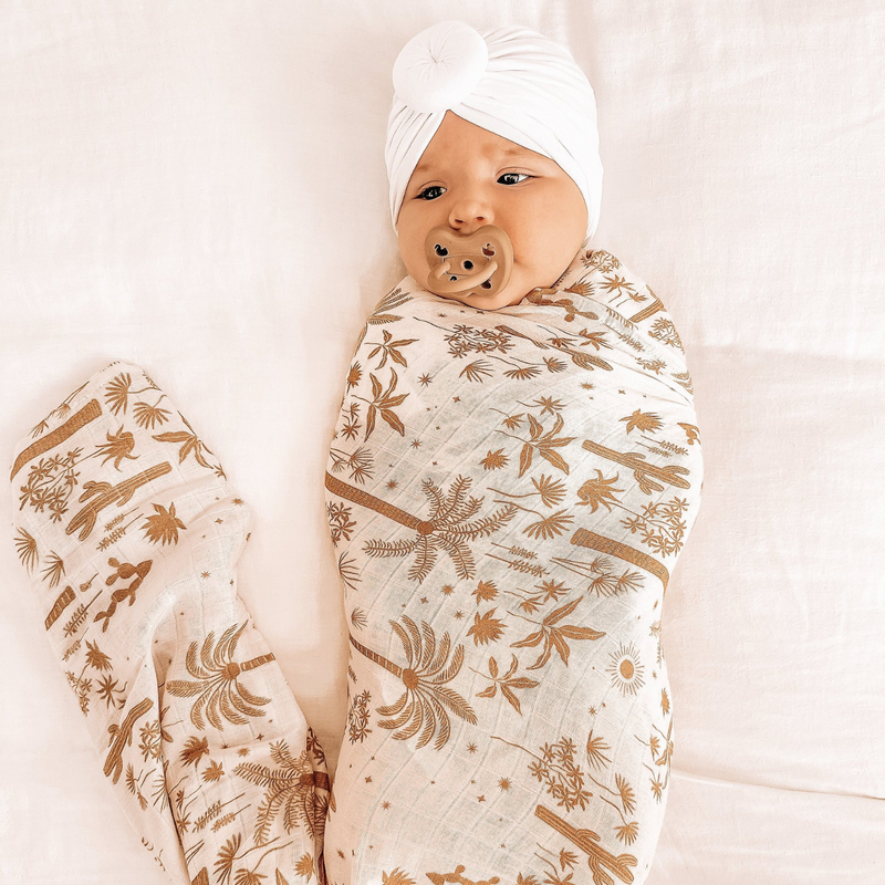 Muslin Swaddle - Desert Palms
