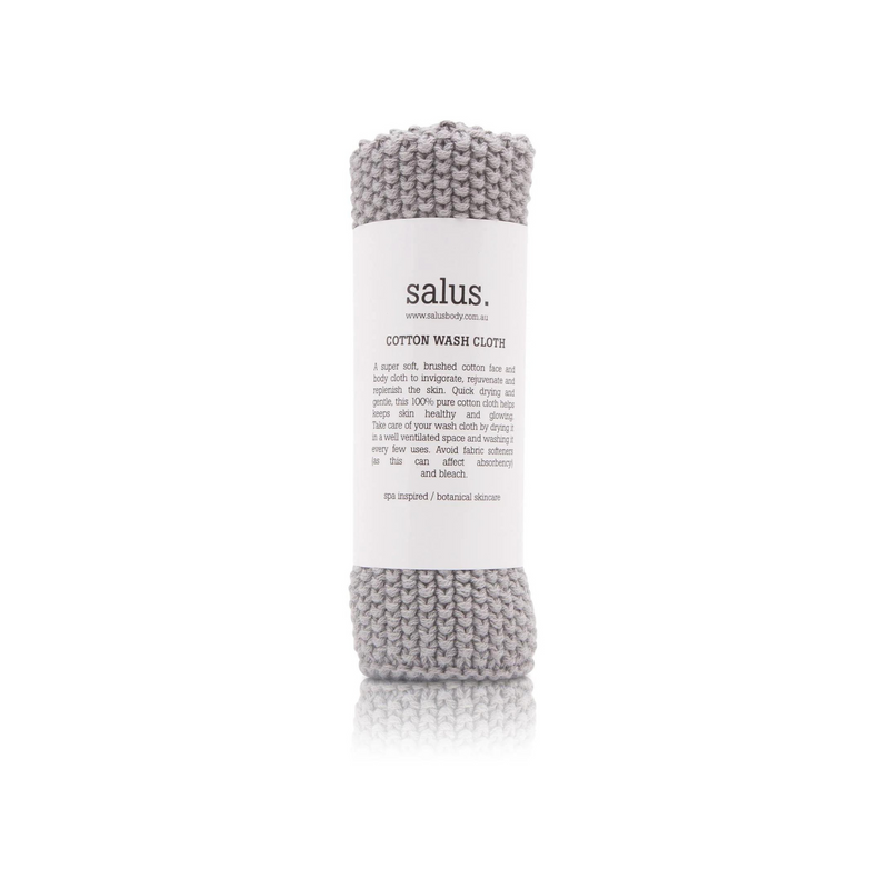 Cotton Wash Cloth - Grey