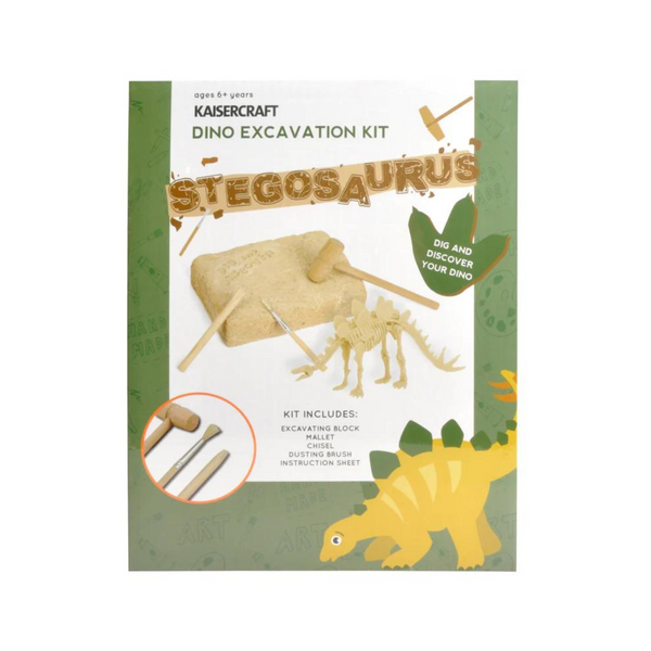 Kids Dino Excavation Kit- Stegosaurus