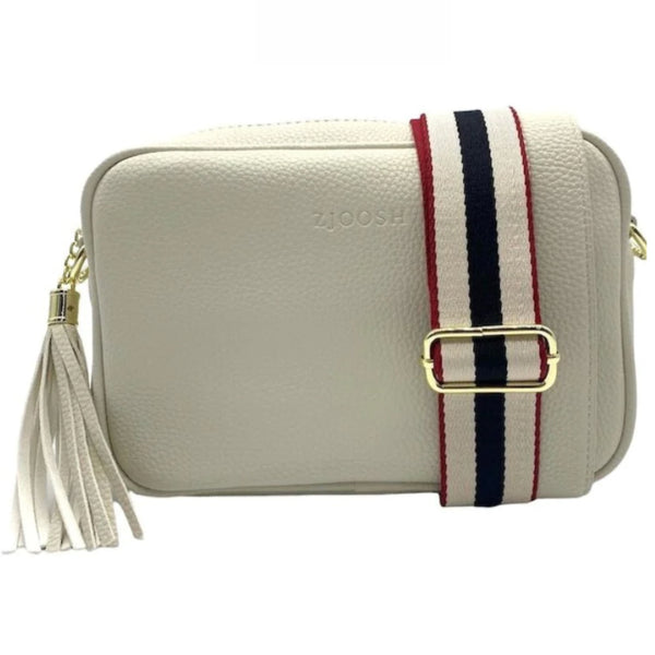 Ruby Sports Cross Body Bag - Ecru