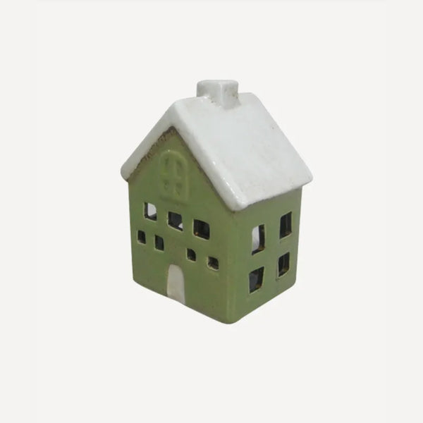 Villa Tea Light House - Green