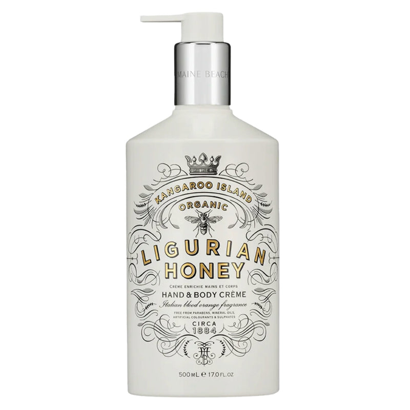 Ligurian Honey, Body & Hand Creme 500ml