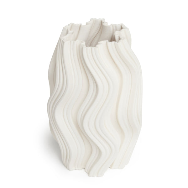 Harper White Vase 30cm