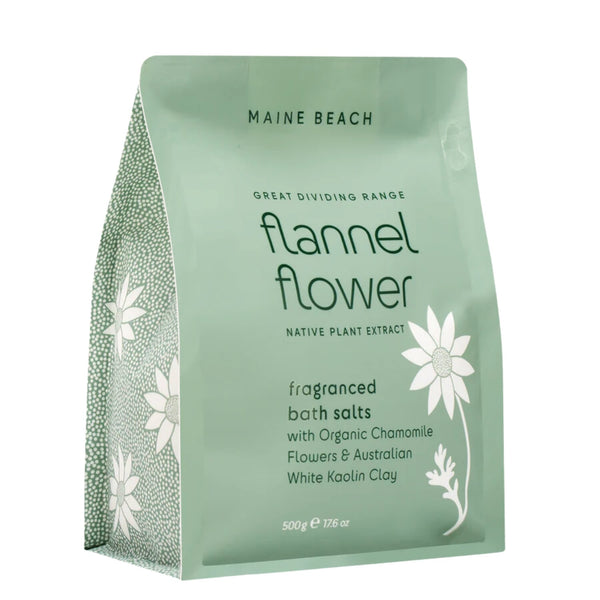 Flannel Flower Bath Salt Pouch