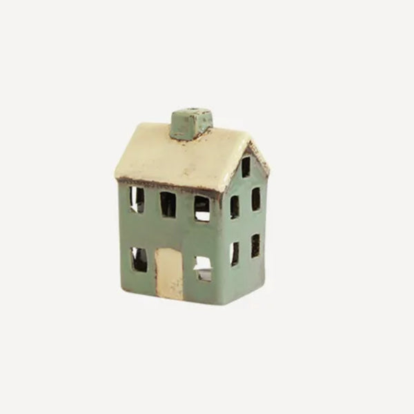 Alsace Tea Light Petite House Blue