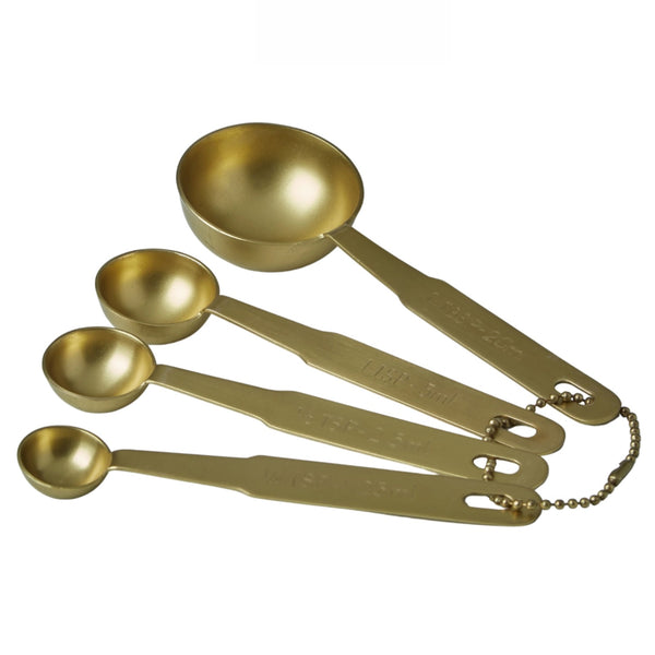 Brass Measuring Spoon 4pce
