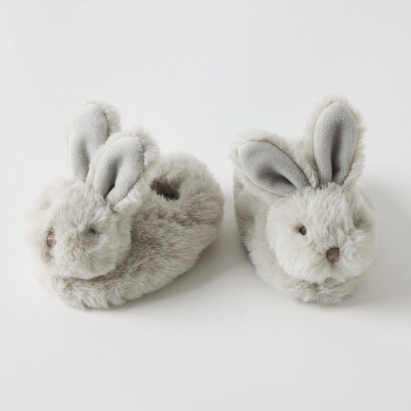 Some Bunny Loves You Booties - Grey