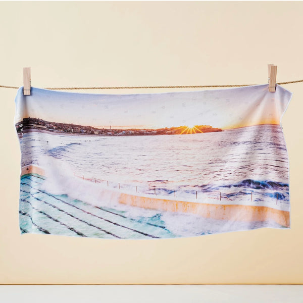 Glass Half Full Beach Towel