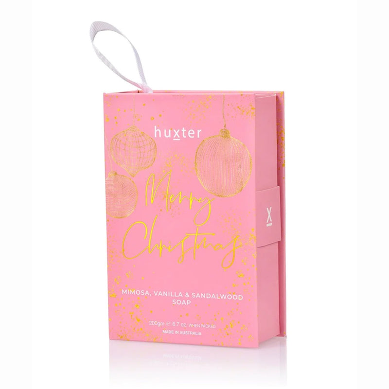 Soap Book Hanging - Pink Xmas Baubles