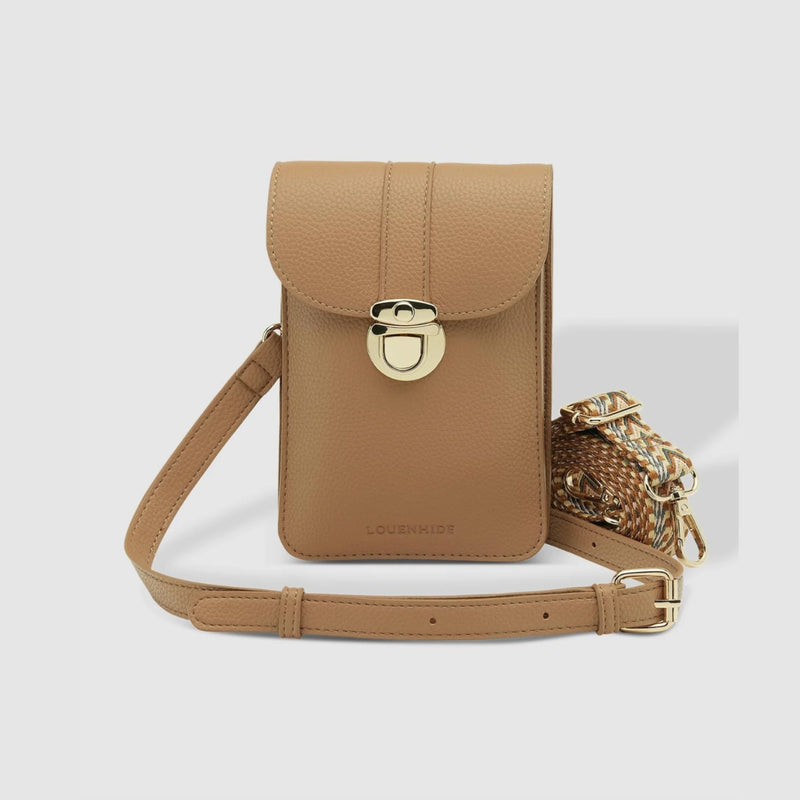 Fontaine Phone Crossbody Bag - Latte