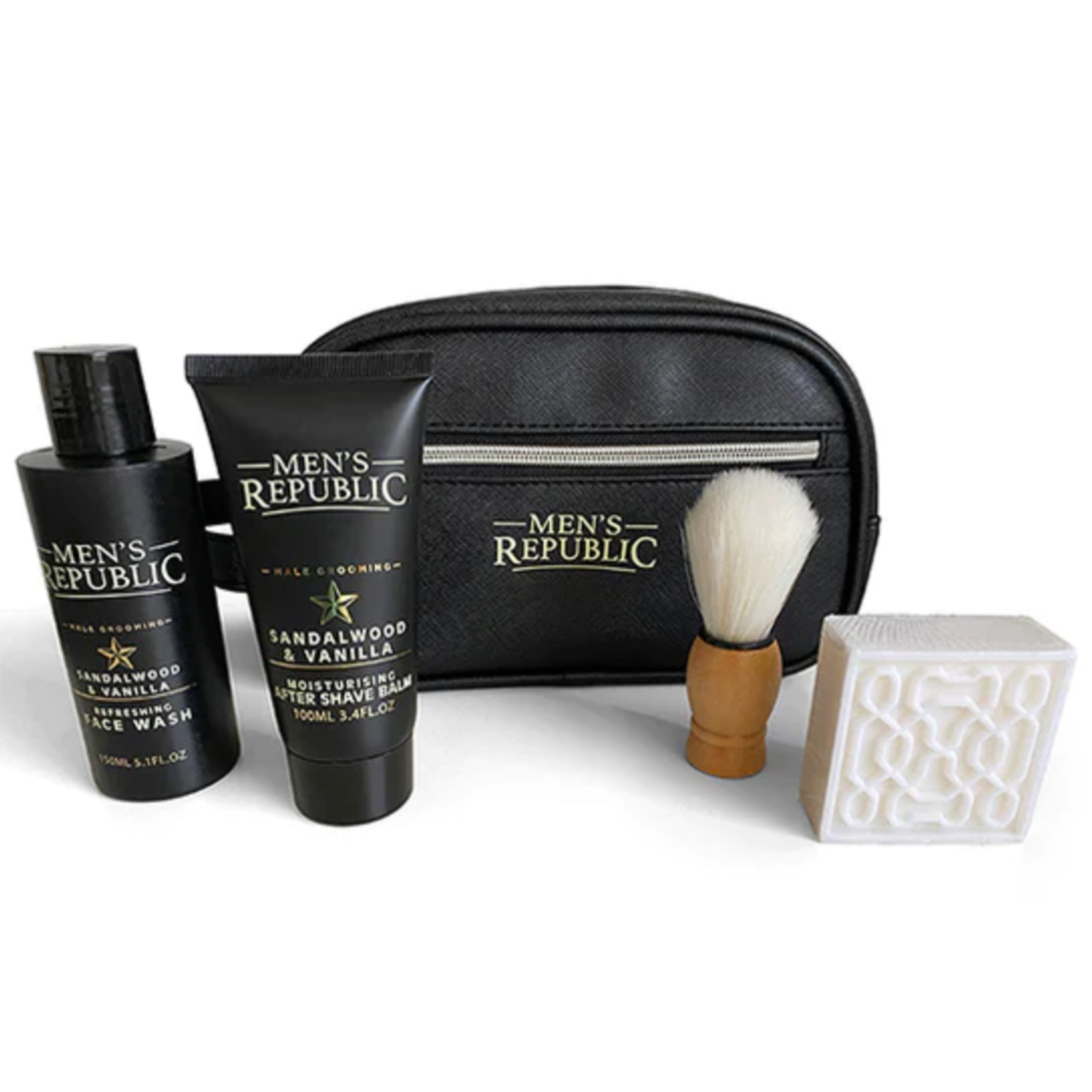 Men's 4pc Cleansing Kit - Toiletry Bag