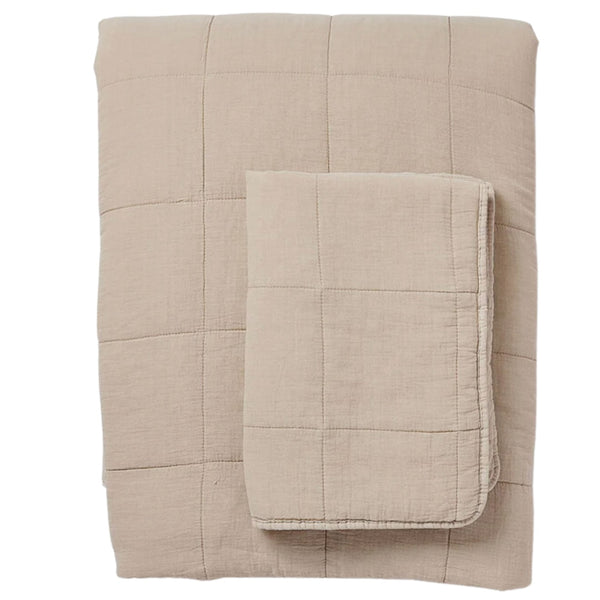 Bailey Neutral Stonewash Coverlet