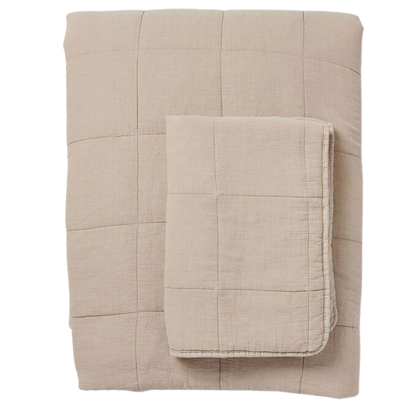 Bailey Neutral Stonewash Coverlet