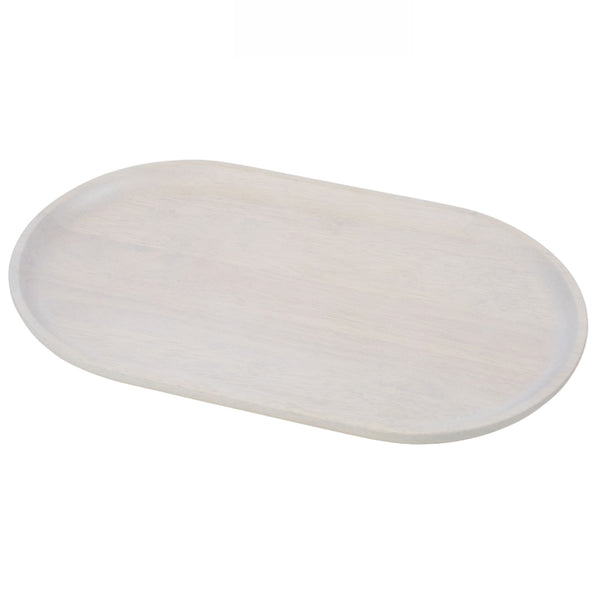 White Wash Rectangular Platter