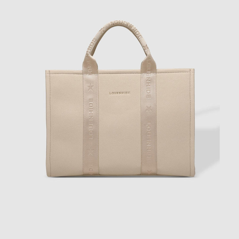 Manhattan Logo Tote Bag - Biscotti