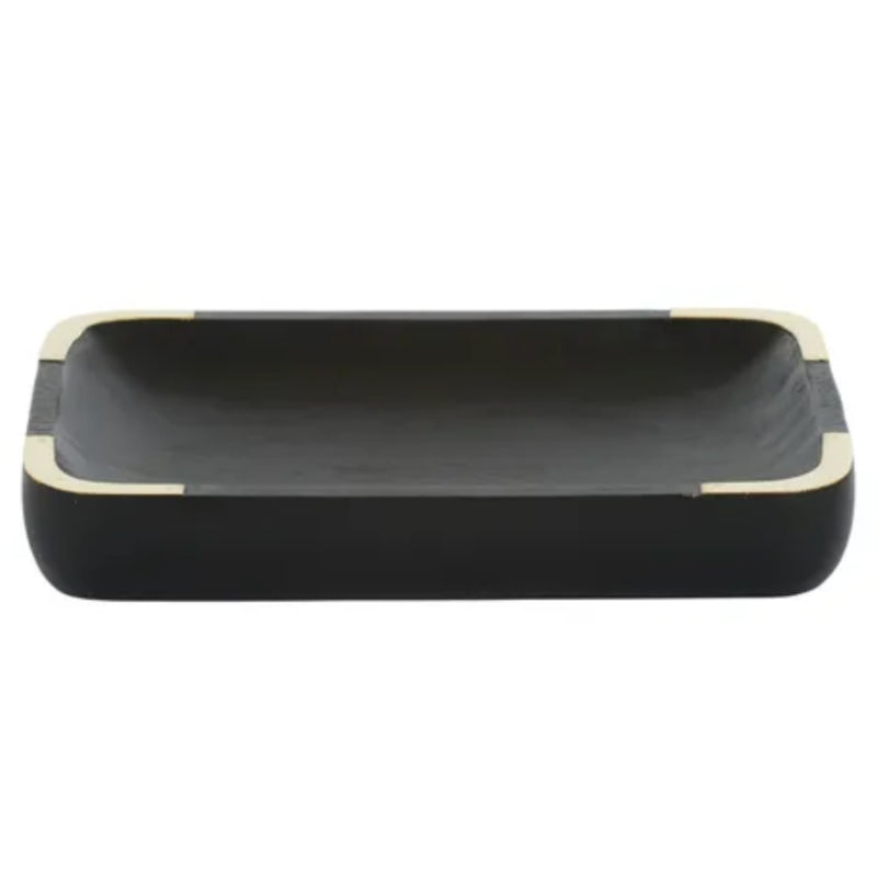 Splice Wood/Metal Tray - Black