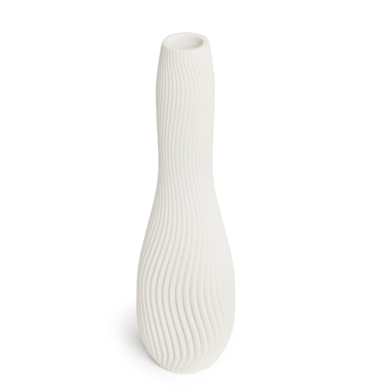 Lila White Vase 32cm