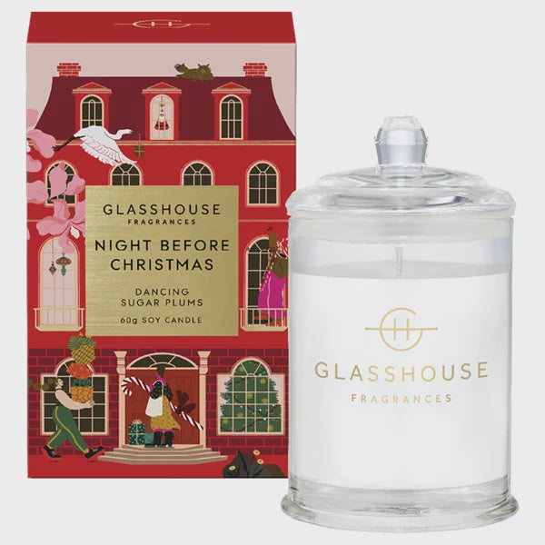 Glasshouse 60g Candle- Night Before Christmas 2023