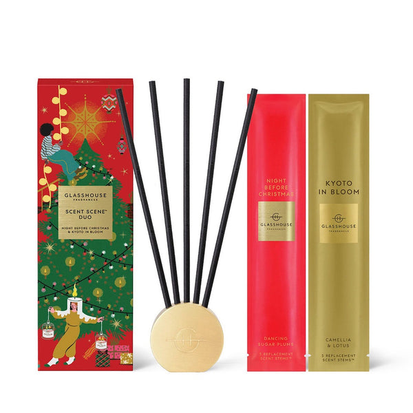 Glasshouse Scent Scene Duo - Night Before Christmas & Kyoto in Bloom