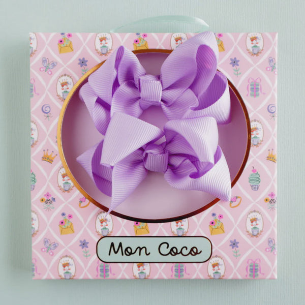 Mon Coco Bows: Purple