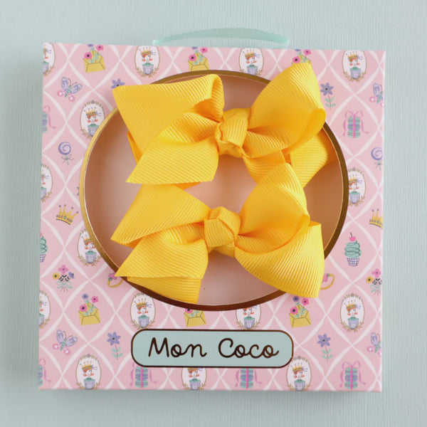 Mon Coco Bows: Yellow