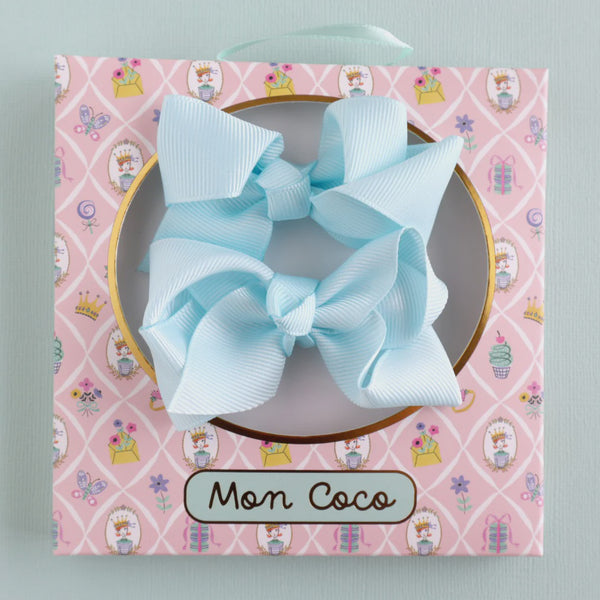 Mon Coco Bows: Light Blue