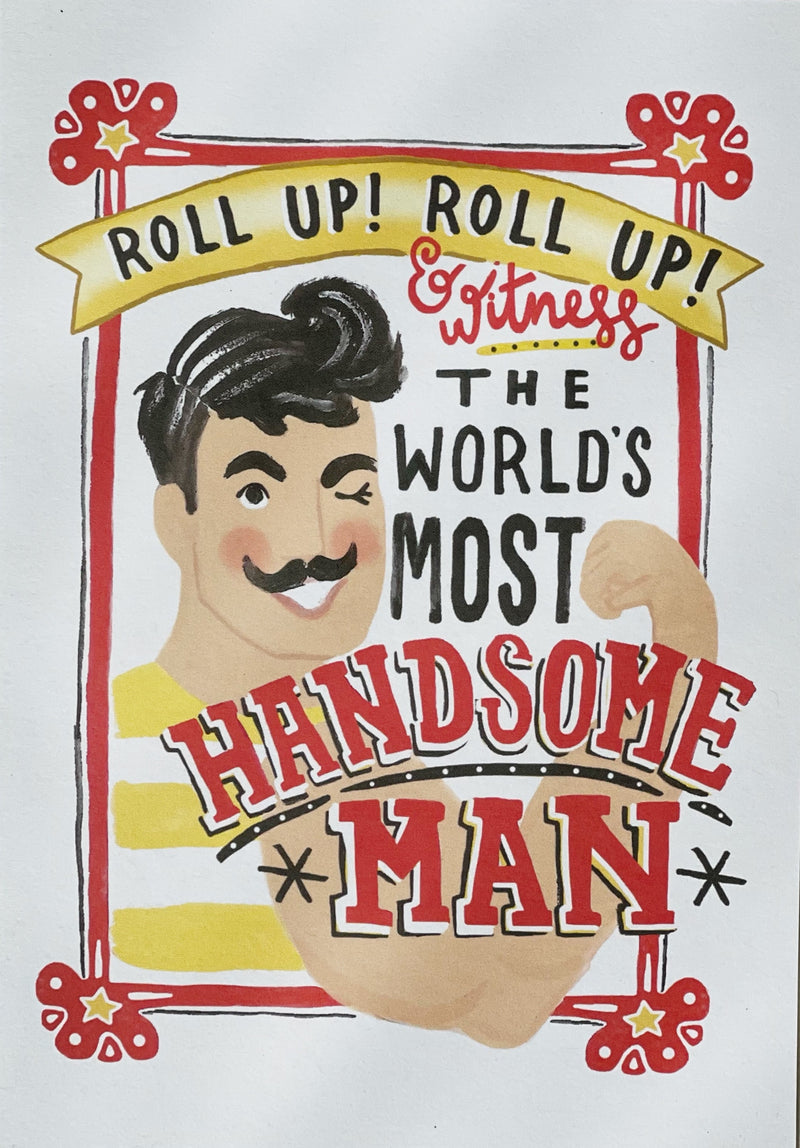 Roll Up! Roll Up! Valentine's Day Card