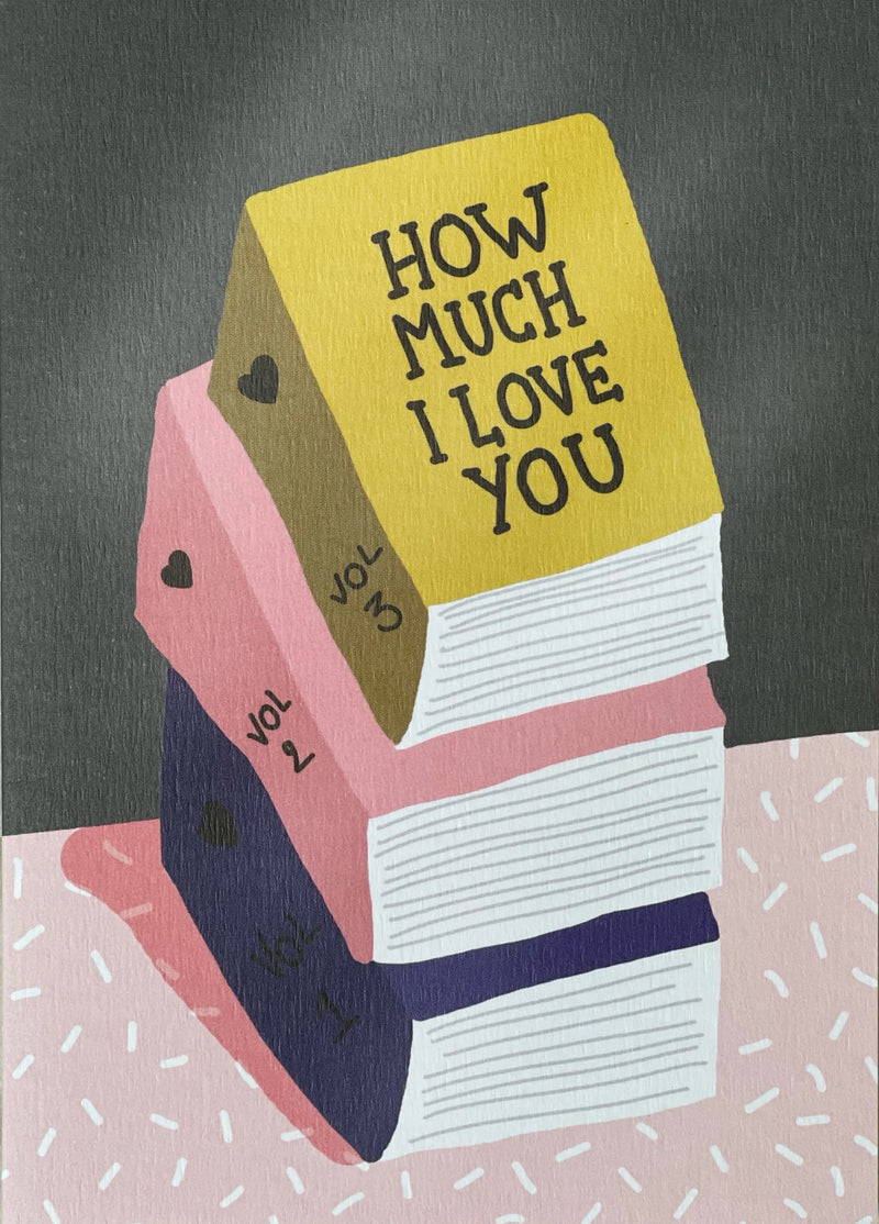 How Much I Love You Valentine's Day Card