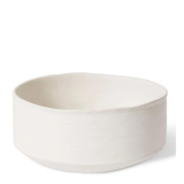 Yvette Bowl 30x30x16cm Matt White