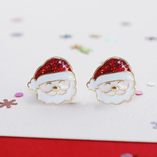 Dear Santa Clip-On Earrings