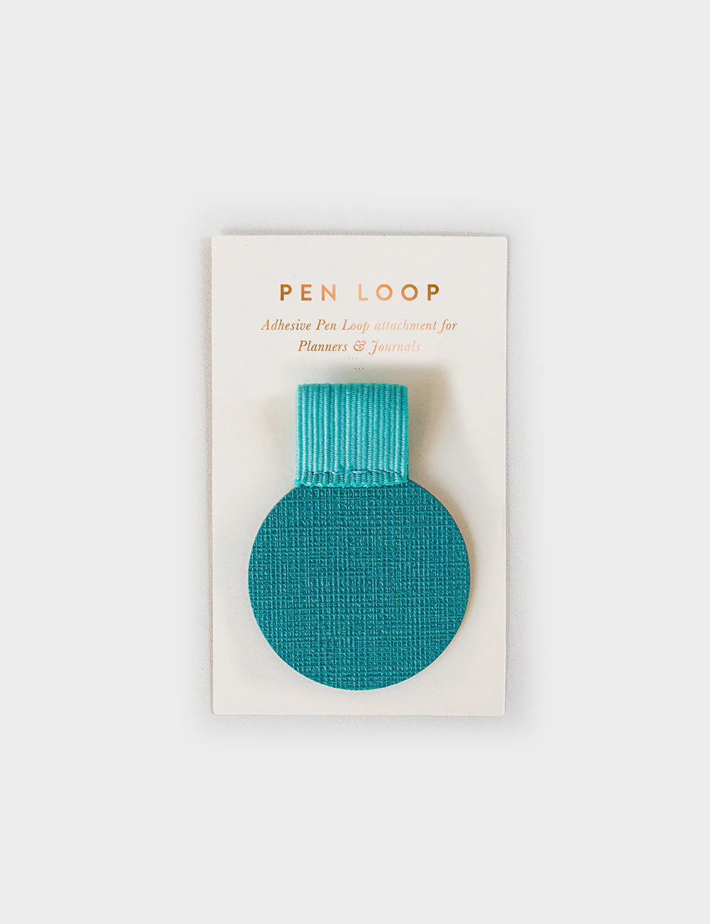Adhesive Round Pen Holder Loop - Sky Blue