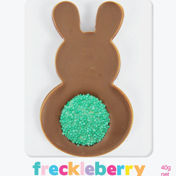 Choc Bunny Freckle Tail- Plain milk- Blue tail