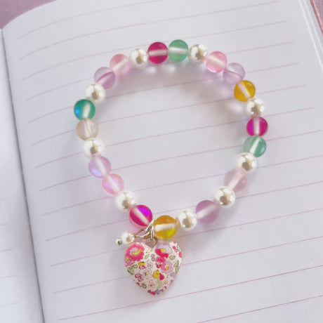 Petite Fleur Hear Elastic Bracelet